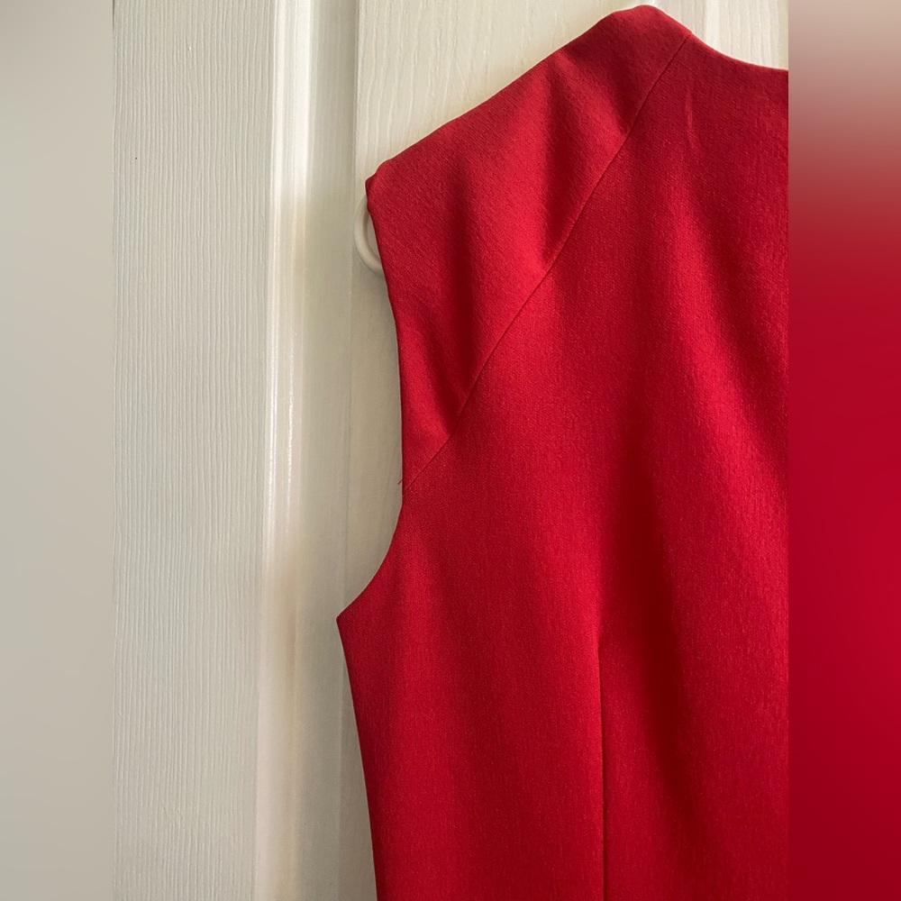 Adrianna Papell Red Midi Dress - Picture 4 of 14
